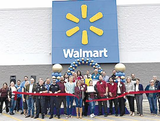 Grand reopening time for Walmart