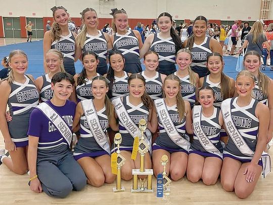 Greyhound cheerleaders attend UCA camp