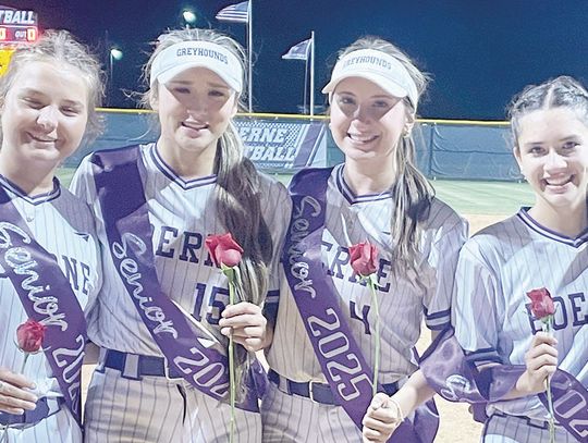GREYHOUND SOFTBALL HOSTS SENIOR NIGHT