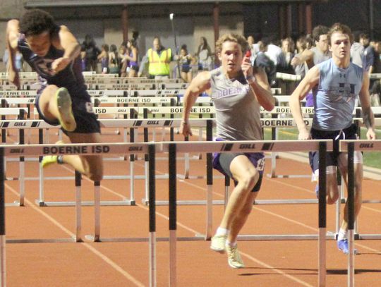 Greyhound track and field team in action