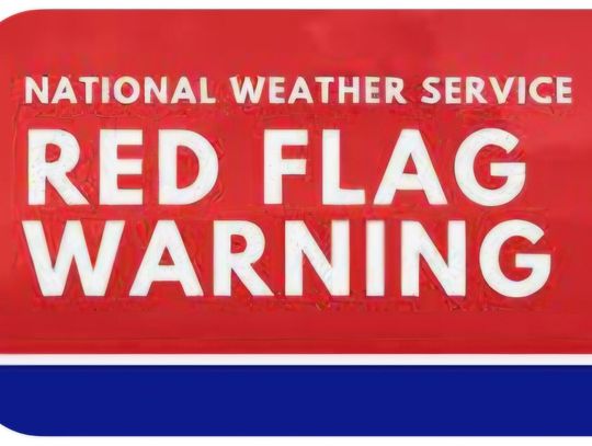 High winds, low humidity create ‘red flag warning’