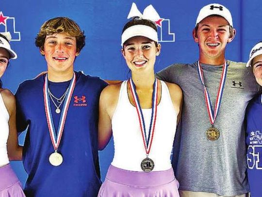 Hounds sending 4 to state tennis tourney