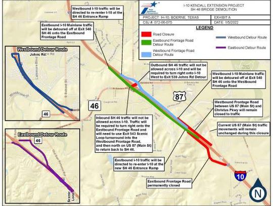 Interstate 10 closure for bridge work expected this weekend, February 11-14