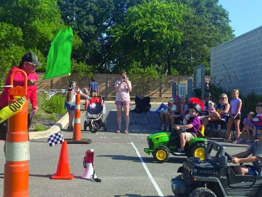 Kids turn out for chance to drag race