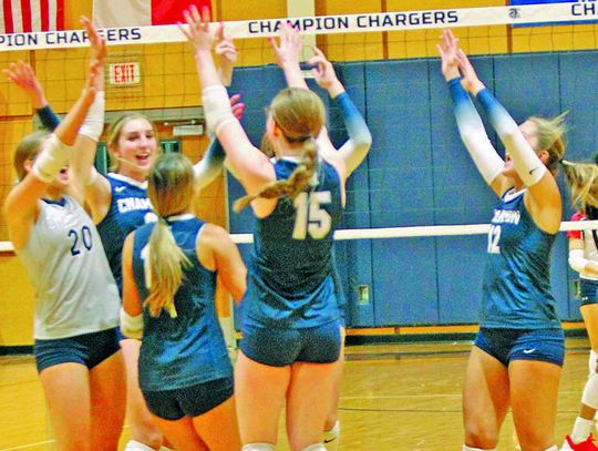 Lady Chargers mow down another opponent in three sets