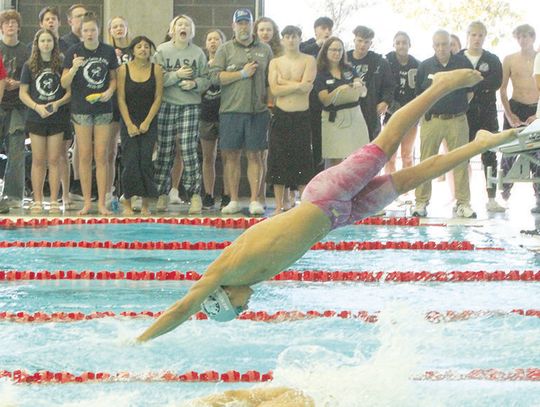 Lady Chargers win regional swim meet; Champion boys are second