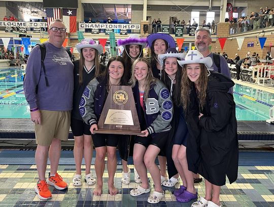 Lady Greyhounds place third at 4A state swim meet