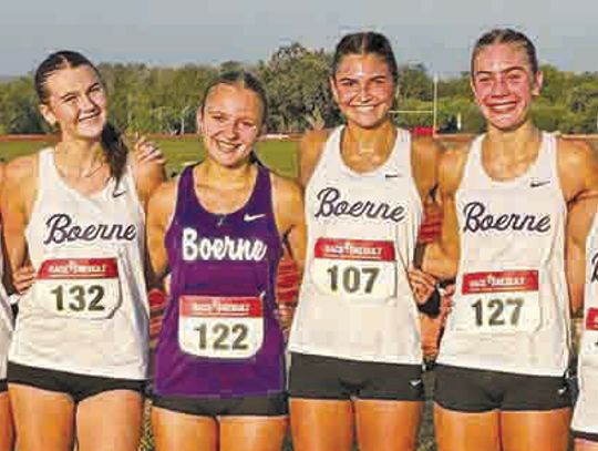 Lady Greyhounds take first at Medina Valley XC meet