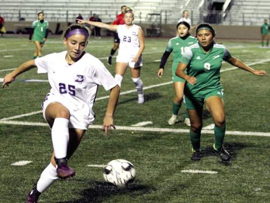 Lady Hounds ground Lady Rockets, 7-0