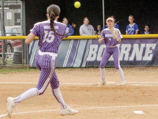 Lady Hounds softball squad beats Bandera to open district play