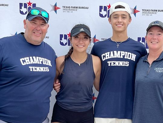 Lewis, Henderson compete in mixed doubles at 5A state tennis tourney