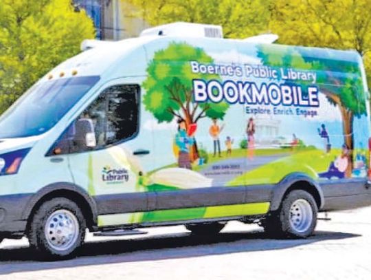 Library bookmobile taking to the streets