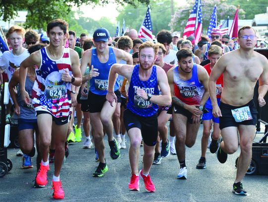 Light breeze keeps flags waving during July 4 Flag Run