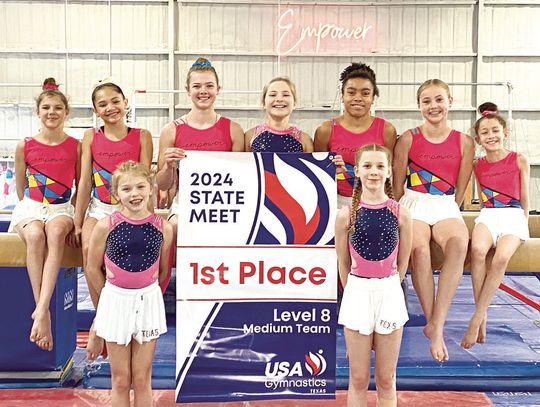 Local gymnasts shine at Texas State Meet