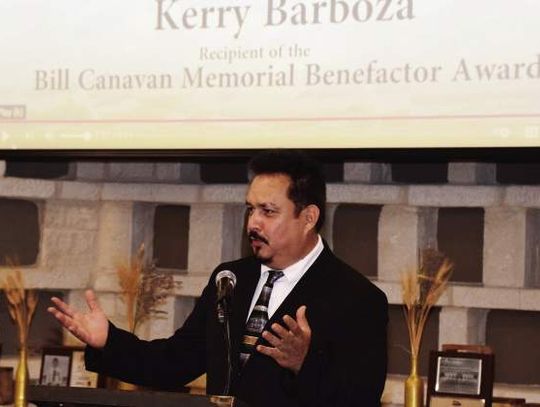 Longtime, local sports-writing legend Barboza honored for dedication