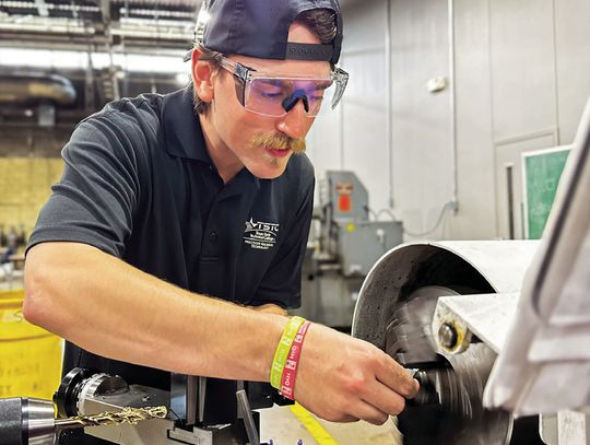 Machining student from Boerne fine-tunes career plans at TSTC at Waco