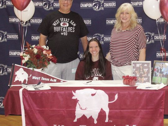 Martin signs with West Texas A&M University