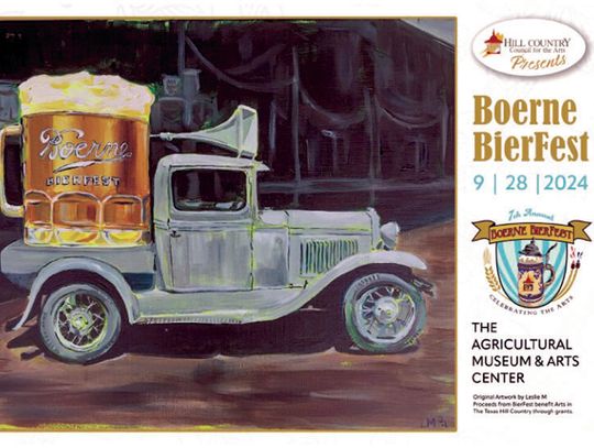 Matiacio’s beer wagon serve as Bierfest poster