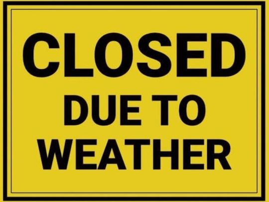 MONDAY'S ANNOUNCED CLOSURES MONDAY'S ANNOUNCED CLOSURES