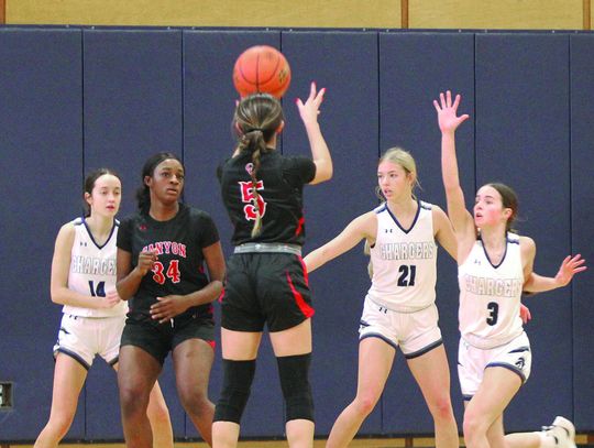 NB Canyon catches Lady Chargers in second half