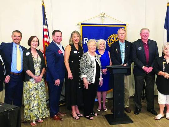 New leadership team elected by Fair Oaks Ranch Rotarians