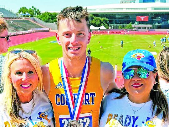 Pape earns first state medal for Comfort track since ’04