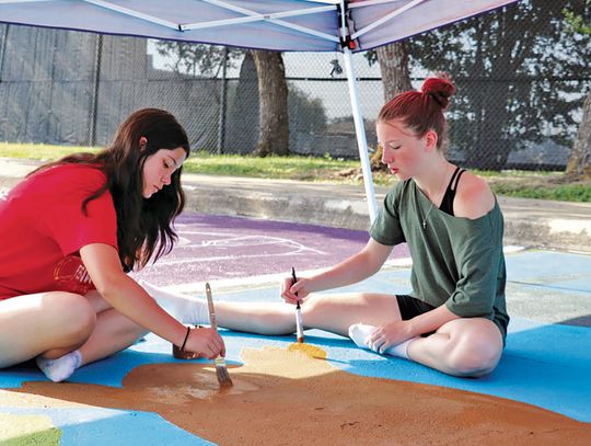 Parking painting