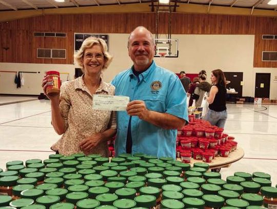 Rotarians support Blessings in a Backpack Program