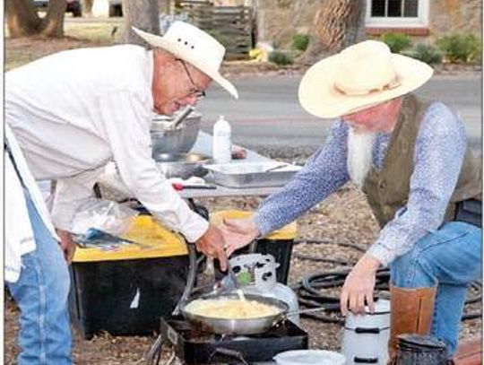 Scrambled eggs, western tunes for breakfast