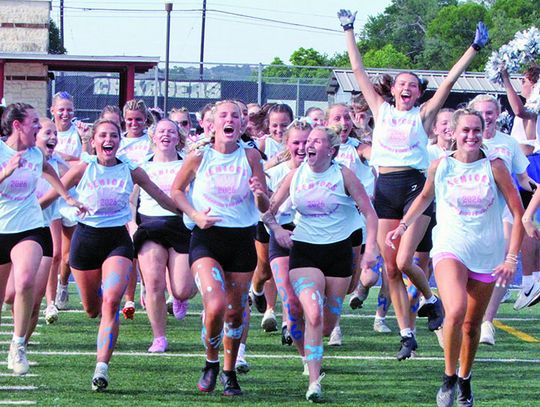 Senior rule in Charger powder puff game