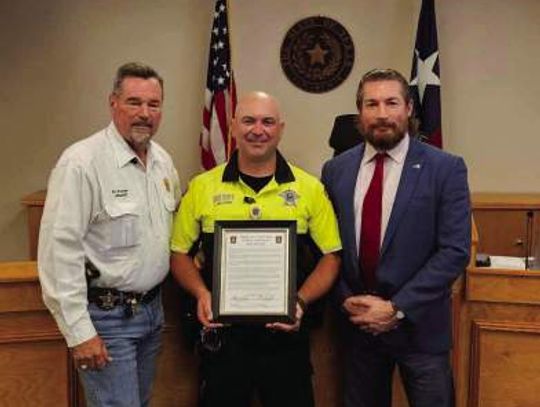 Sheriff’s deputy recognized as Texas school officer of athe year