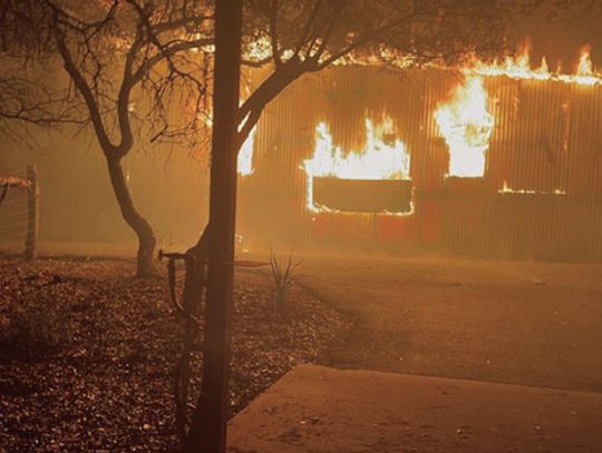 Snuffed fireworks rekindle; blaze consumes barn, UTV