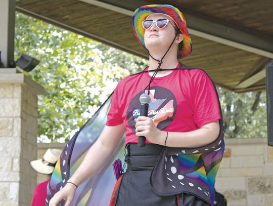 Supporters take Pride for a Walk