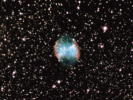 Traveling the galaxy; the Dumbbell nebula