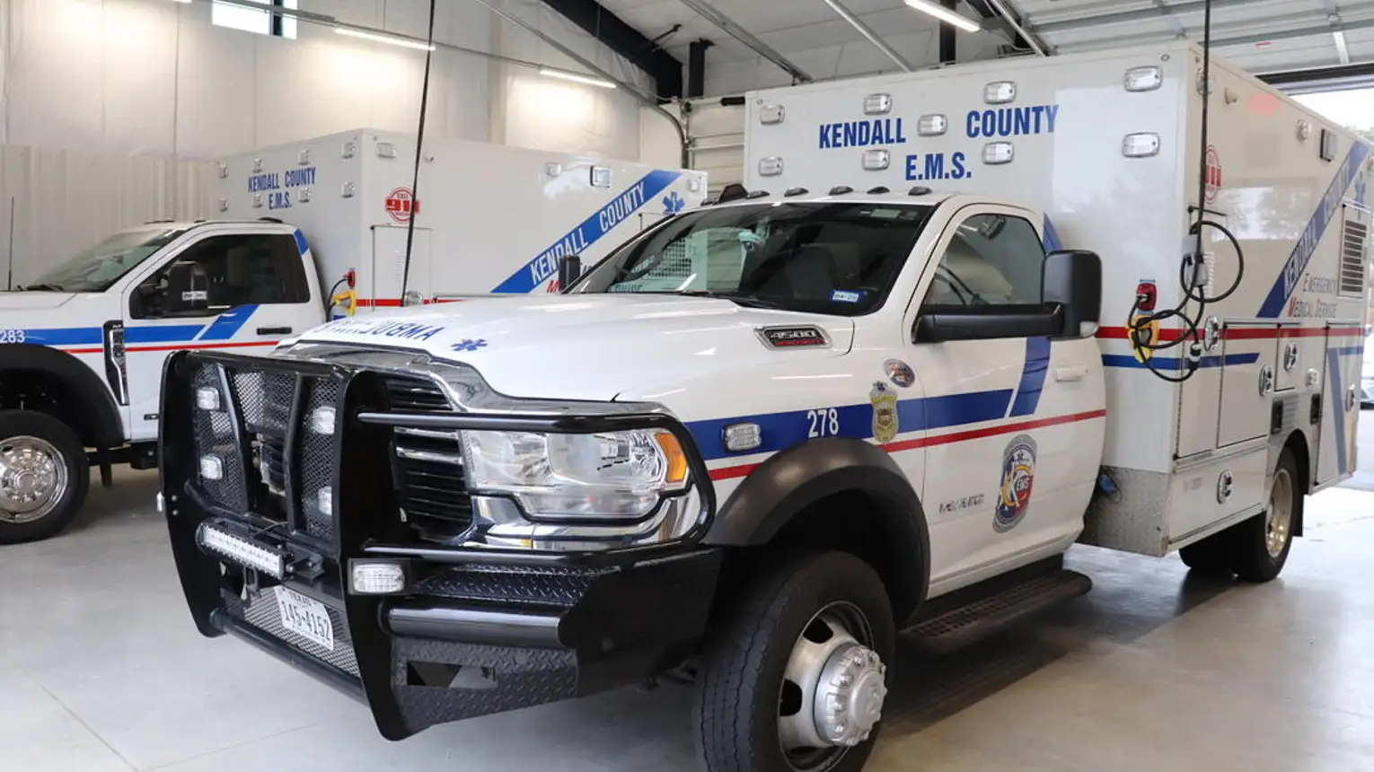 County officially opens new EMS substation, on school property