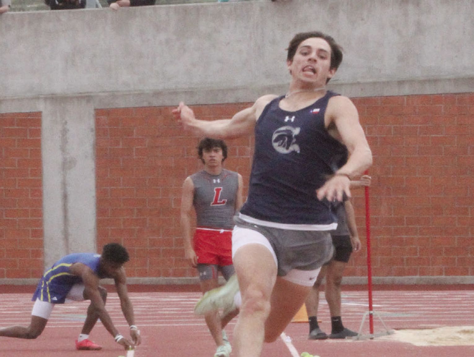 Charger track and field team at Alamo Heights meet