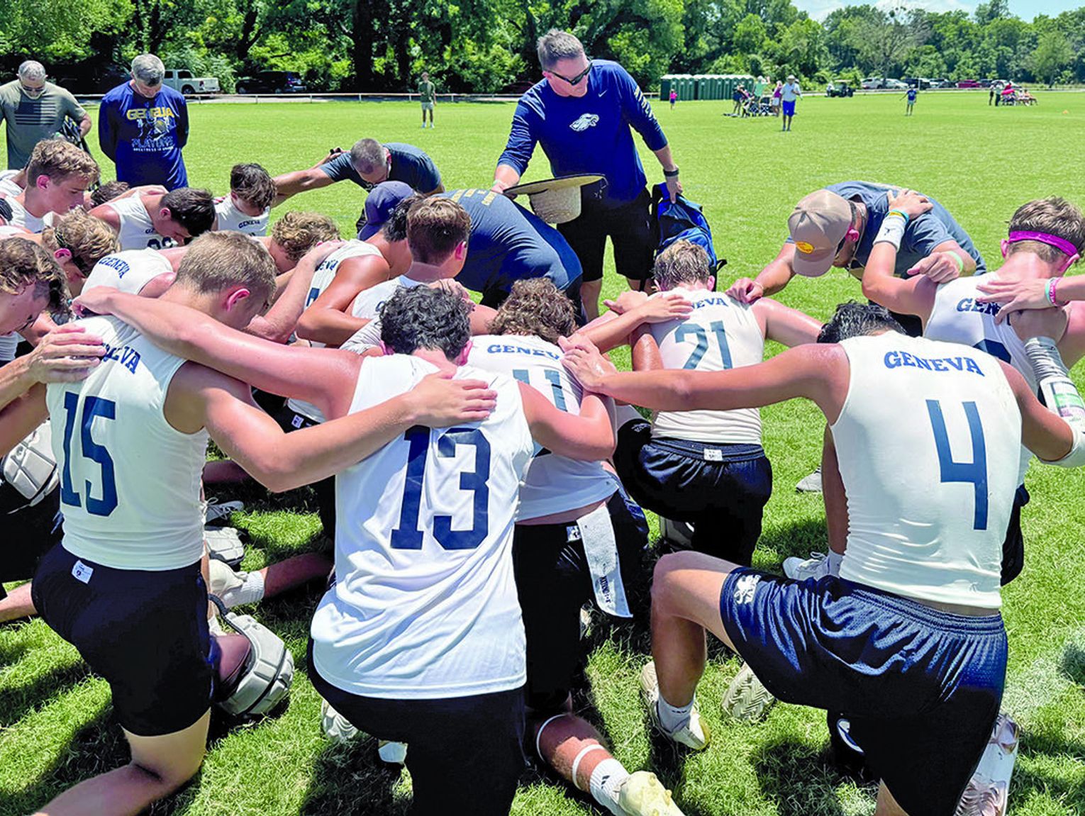 Geneva football teams wins 7 on 7 championship