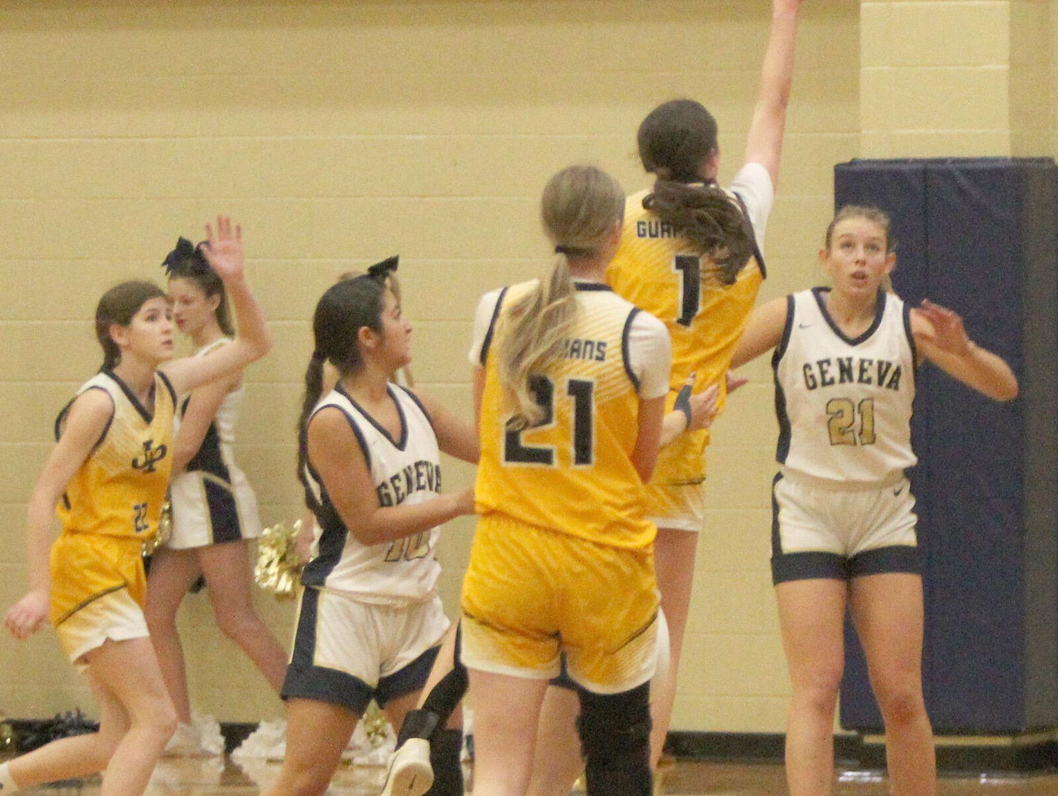 Geneva Lady Eagles defeat Guardians in district opener