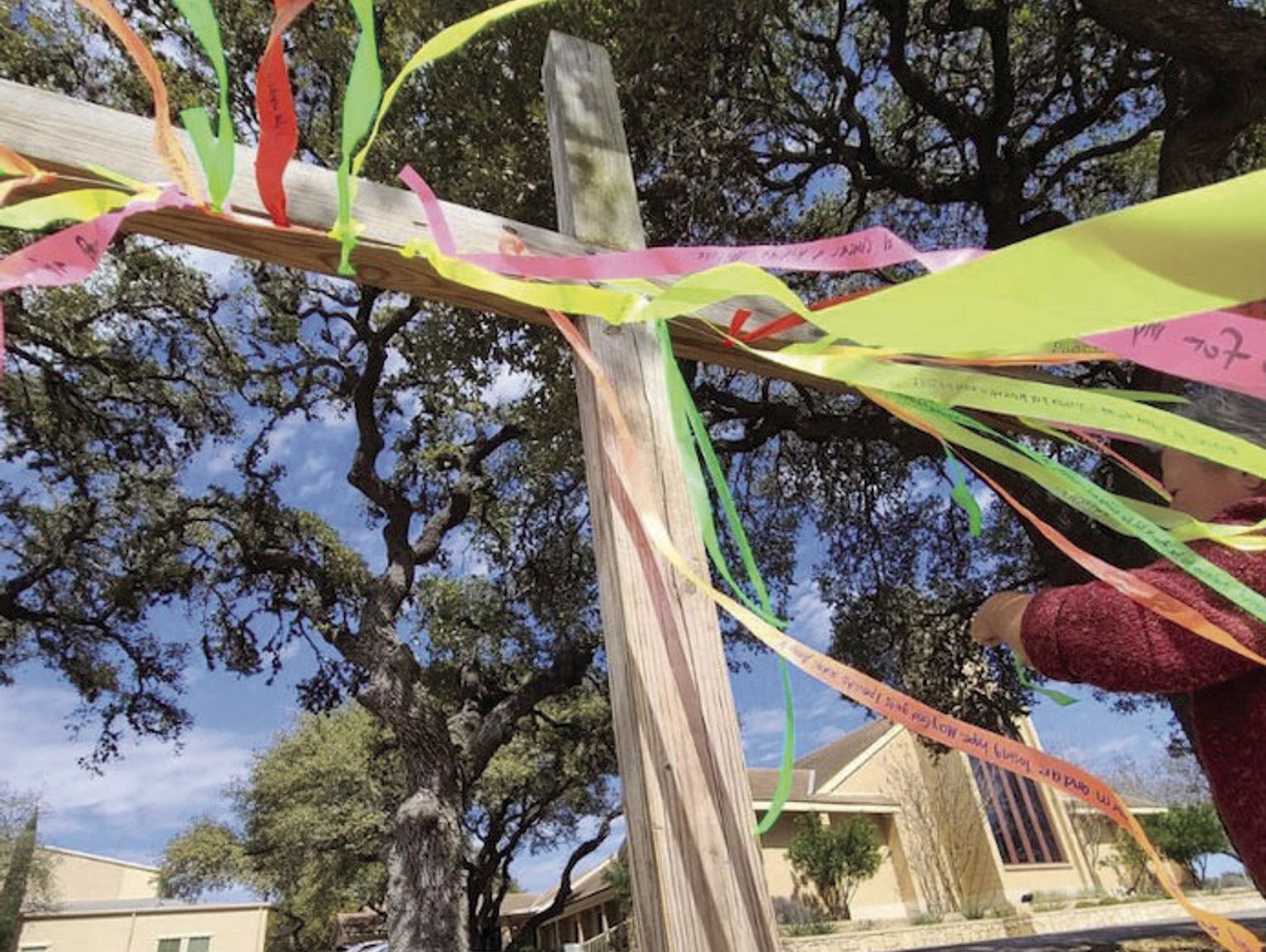 LENTEN PRAYER CROSS DESIGNED FOR PUBLIC USE