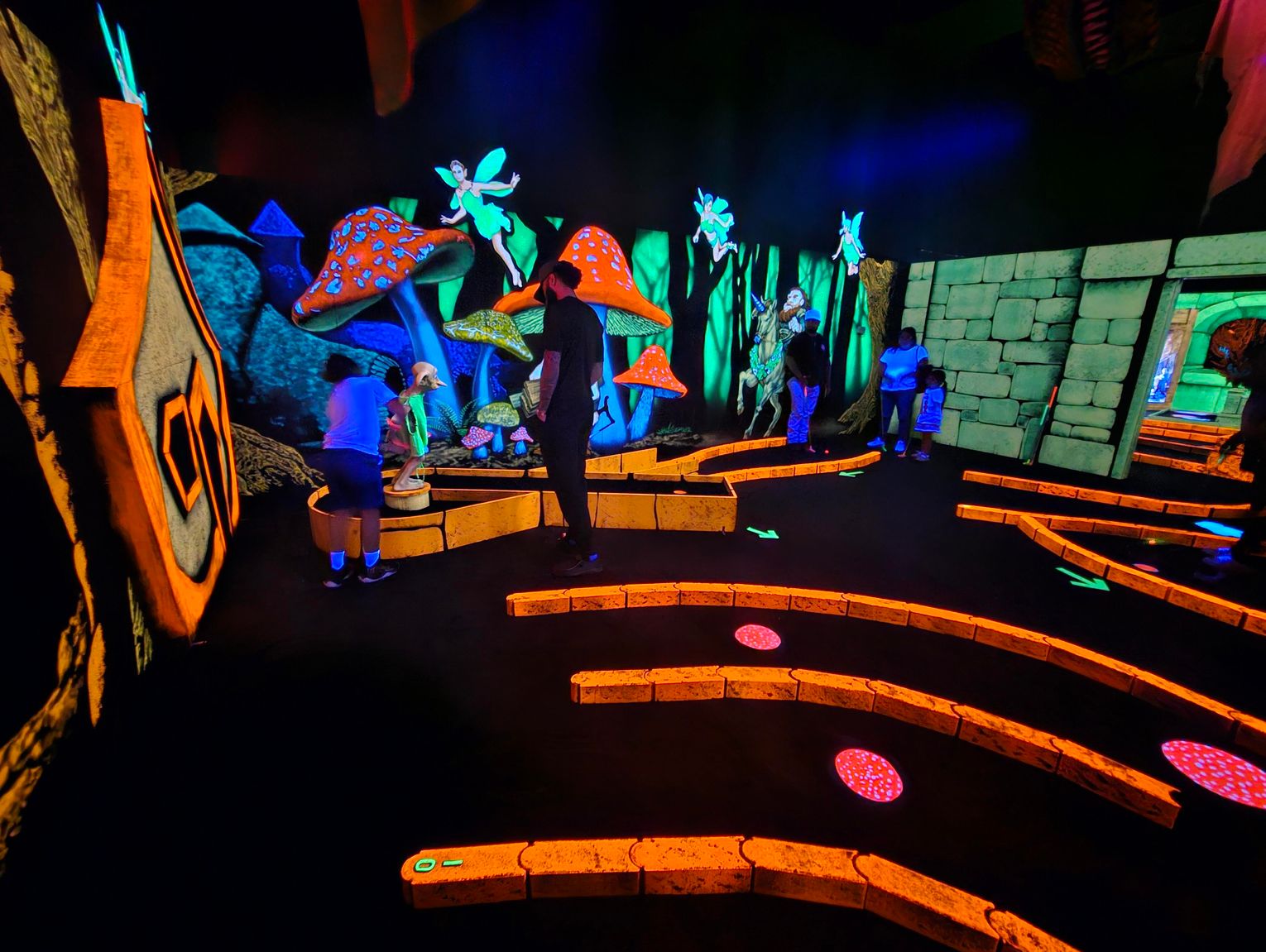 Medieval themed putt putt course opens