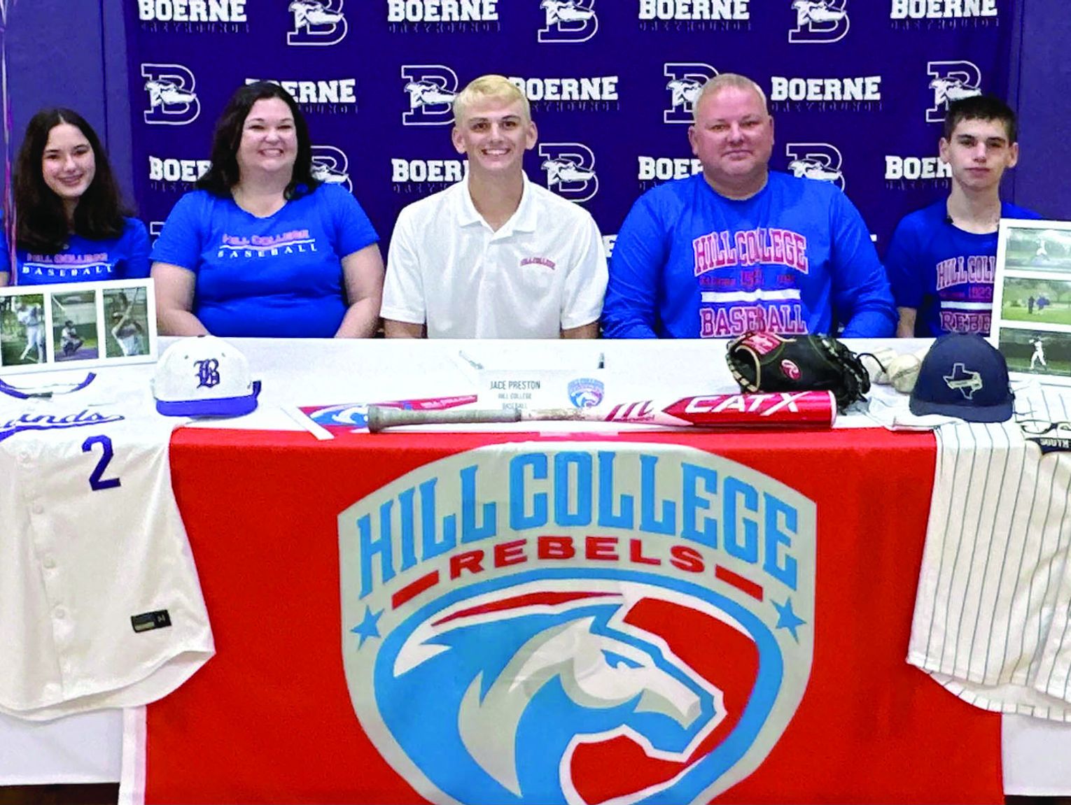 Preston signs with Hill College