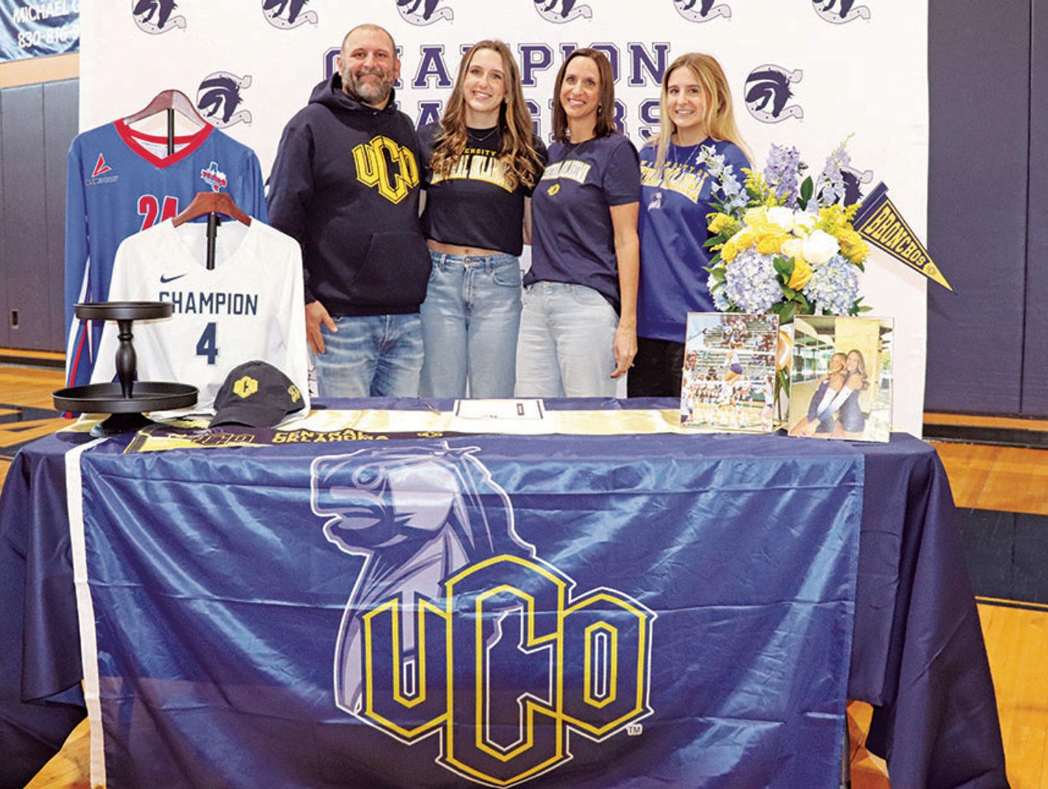 Taylor Fenton signs with the University of Central Oklahoma