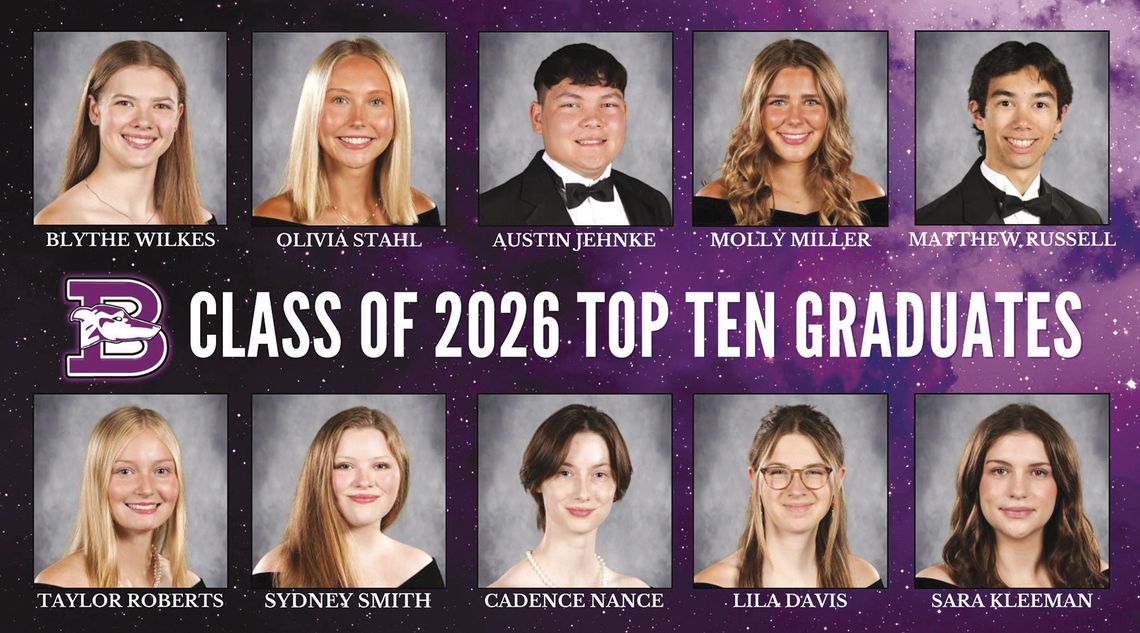 BISD names high school Top 10s