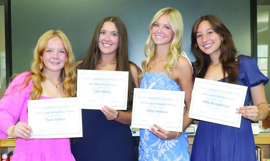 Boerne Champion Softball Awards Ceremony