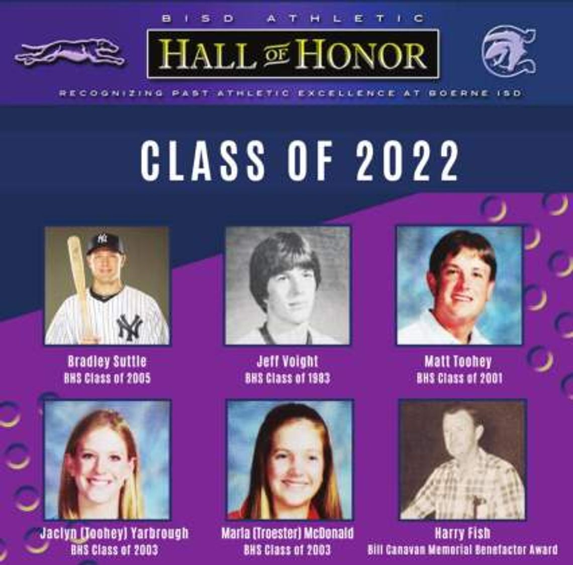Boerne ISD announces 2022 Athletic Hall of Honor class