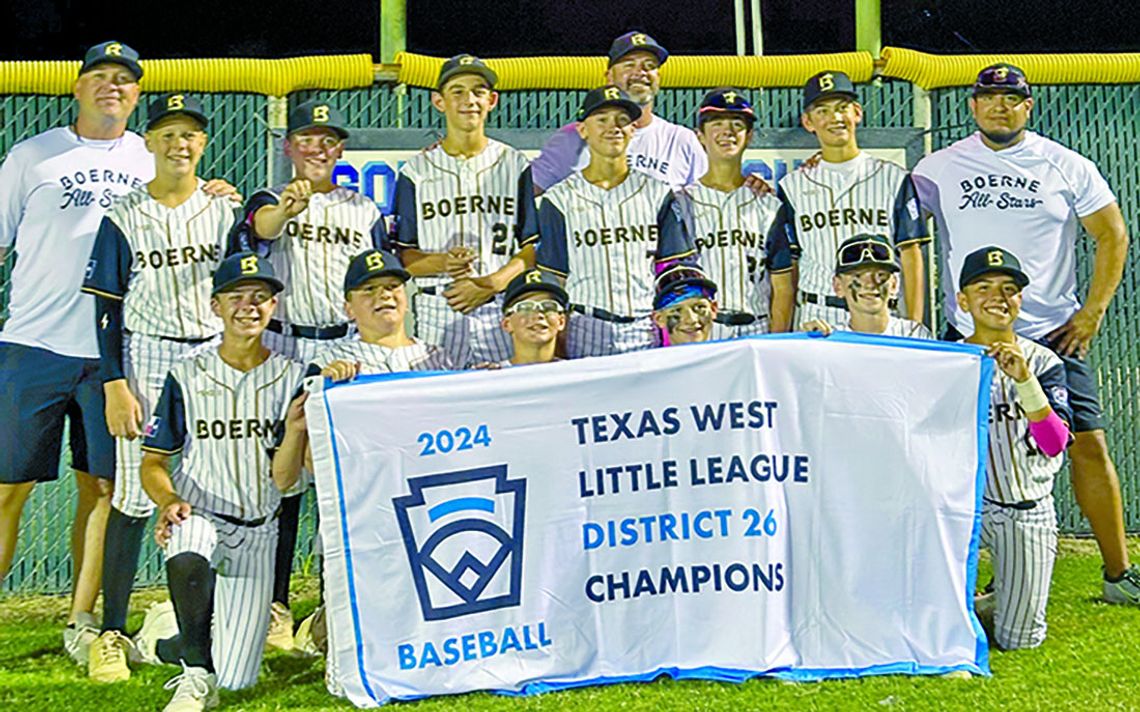 Boerne Little League team wins District tourney, heads to Sectionals with eyes on a state bid