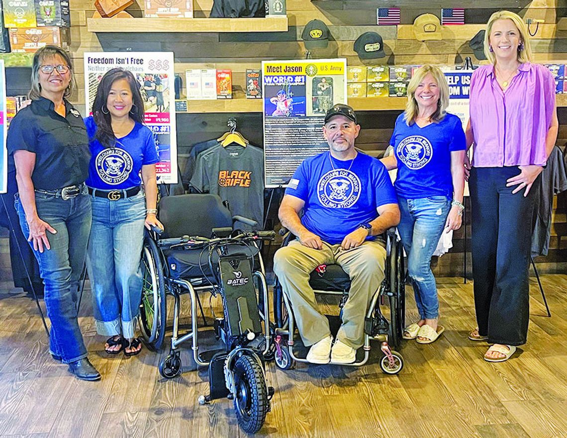 Boerne paralympian Tabansky gets customized wheelchair