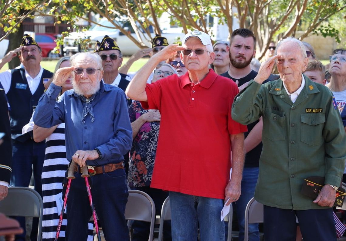 Boerne pays homage to those who have served, during Monday's Veterans Day ceremony