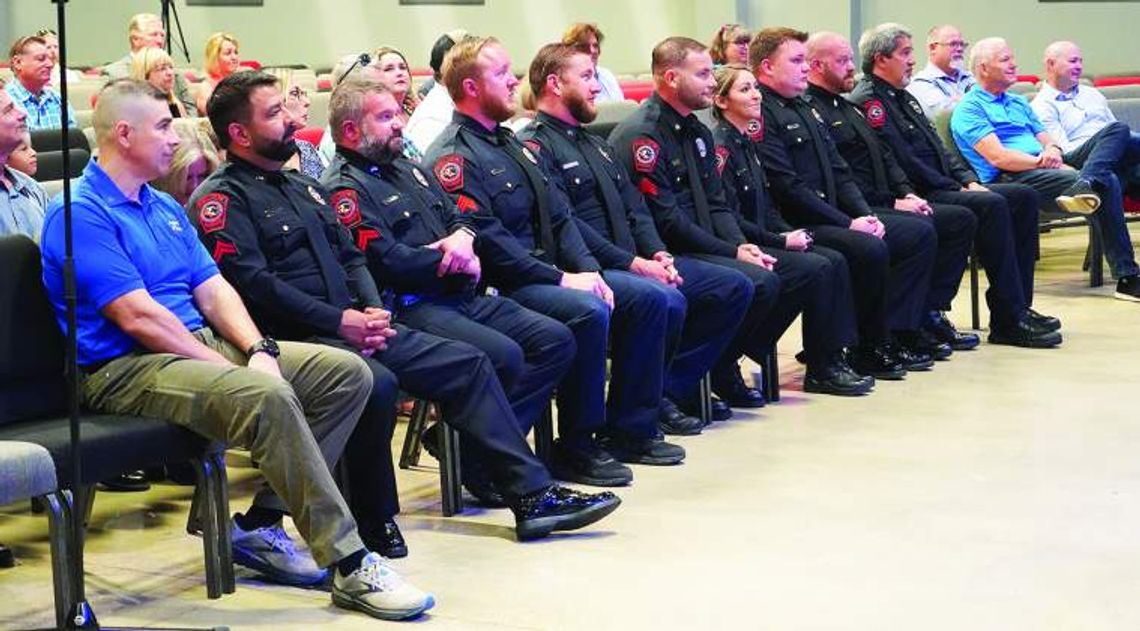 Boerne Police promotes 11 officers during ceremony