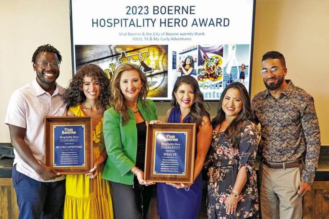 Boerne presents Hospitality Hero Awards